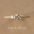 【郡山市】秋風キラリ、ゴールドの婚約指輪
